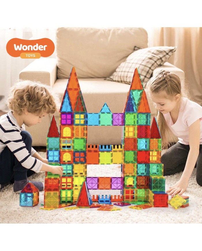 MAGNETIC TILES Classic 100-Piece The ORIGINAL Magnet Building Toys