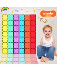 MAGNETIC TILES Classic 100-Piece The ORIGINAL Magnet Building Toys