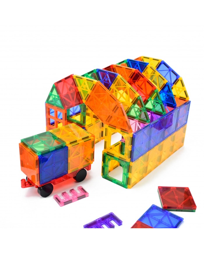 Magnetic tiles 100 piece set on sale