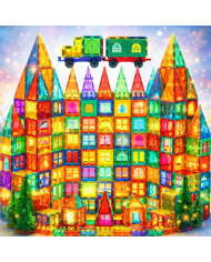 Classic Magnetic Blocks 100 Pieces The Original Magnetic Building Toys for Boys and Girls Ages 3 4 5 6