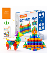Classic Magnetic Blocks 100 Pieces The Original Magnetic Building Toys for Boys and Girls Ages 3 4 5 6