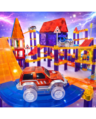 Magnetic Building Blocks 52Pcs Alphabet Construction Toys, κιτ περιλαμβάνει 26 μαγνητικά παράθυρα και 26 γράμματα Alfabet