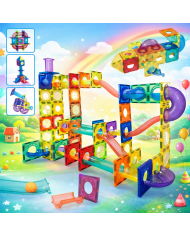 Frozen Princess Castle 34 Pieces Magnetic Tiles, Perfect Birthday Gift